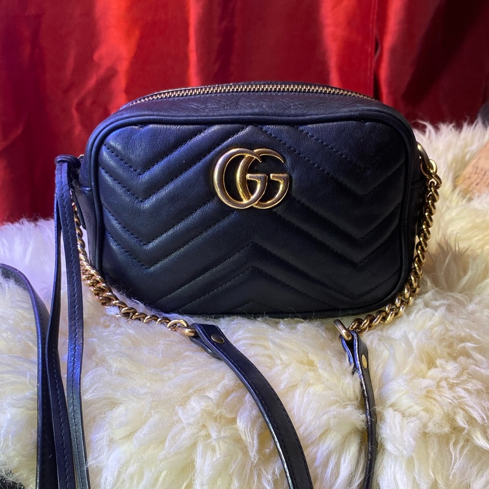 SOLD ON ANOTHER SITE!🔥GUCCI MARMONT GG AUTHENTIC MINI BAG